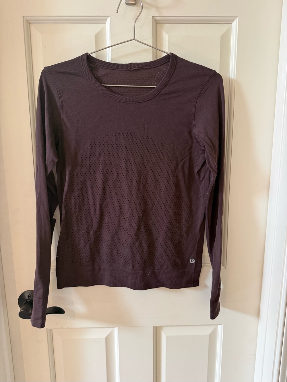 Lululemon Seamless Long Sleeve (Deep Plum/Brown) Size 4